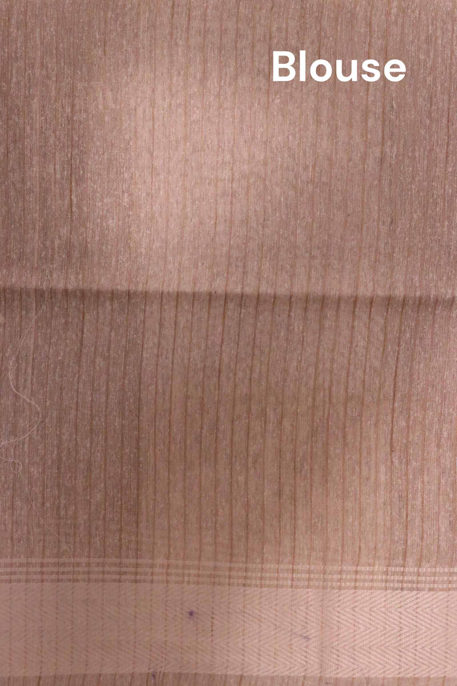 Handloom Pure Tussar Silk Saree AL203705